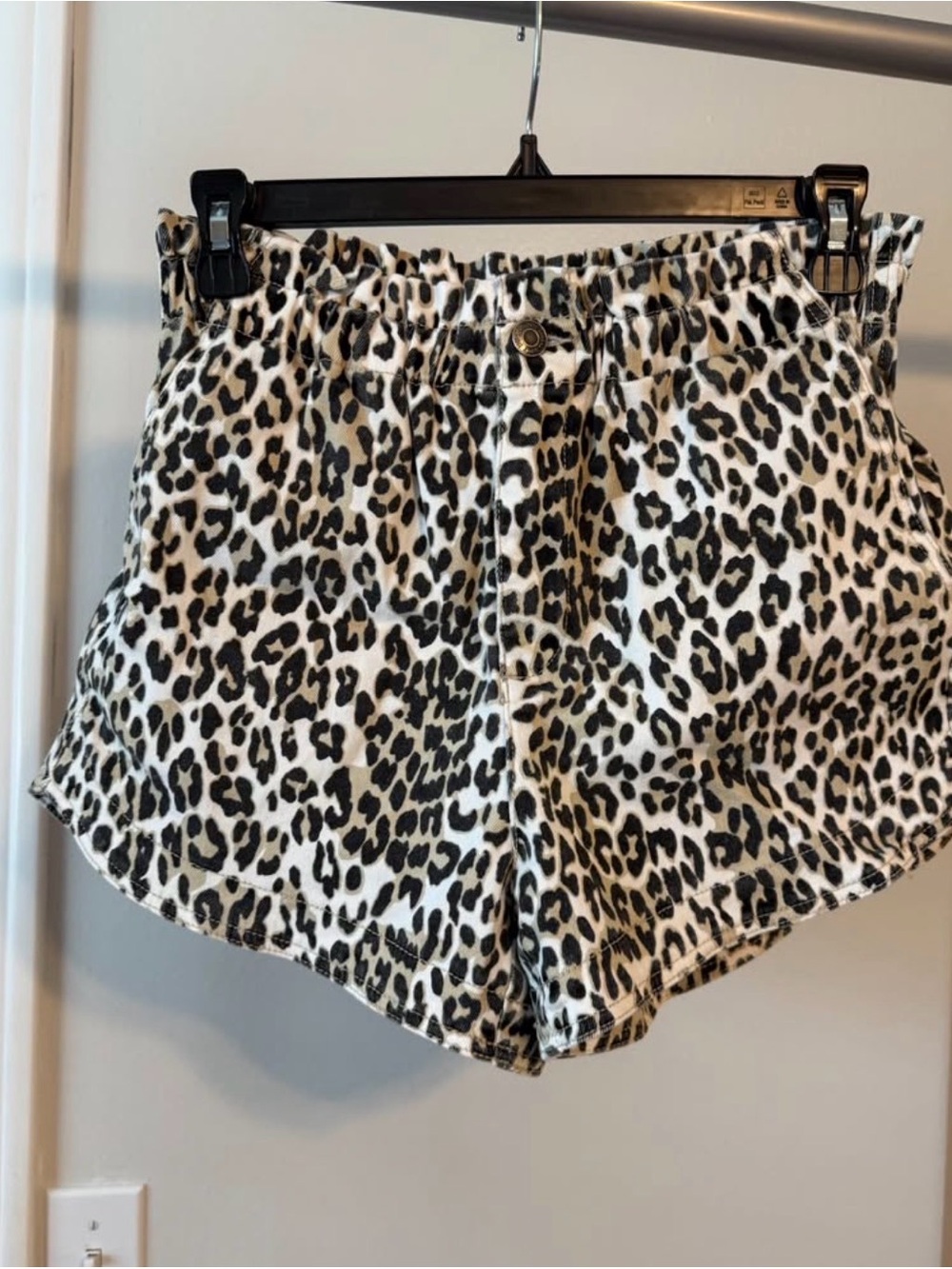 Cheetah Print Thread and Supply Jean Shorts
